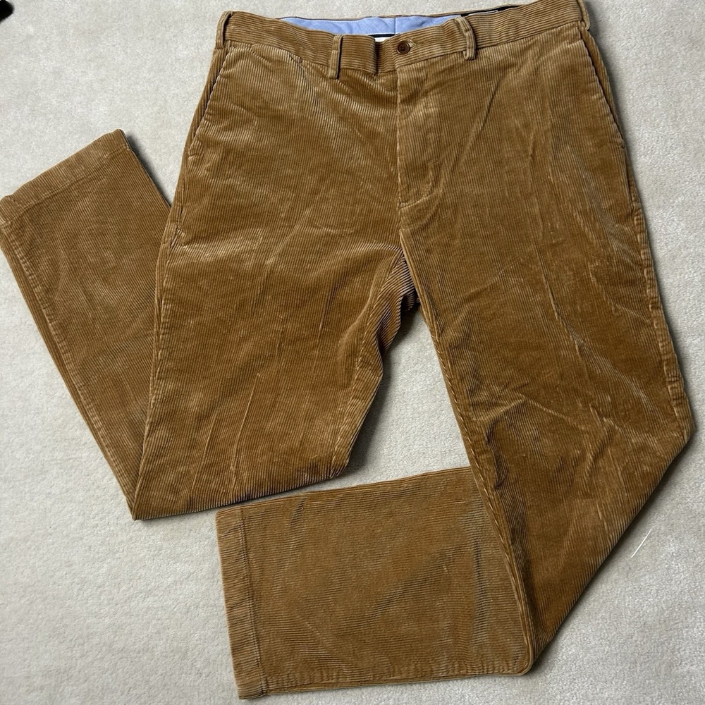 Vintage Polo Ralph Lauren Corduroy Pants Men's 36x34 Heavy Classic Fit
